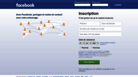 What M.facebook.fr website looked like in 2019 (5 years ago)