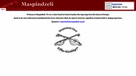 What Maspindzeli.org.uk website looked like in 2019 (5 years ago)