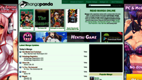 What Mangapanda.com website looked like in 2019 (5 years ago)