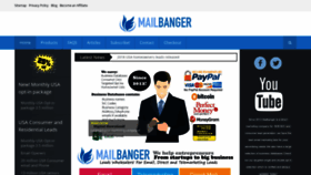 What Mailbanger.com website looked like in 2019 (5 years ago)