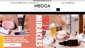 What Meccabeauty.co.nz website looked like in 2019 (5 years ago)
