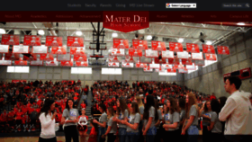 What Materdei.org website looked like in 2019 (5 years ago)