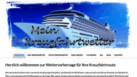 What Mein-kreuzfahrtwetter.de website looked like in 2019 (5 years ago)