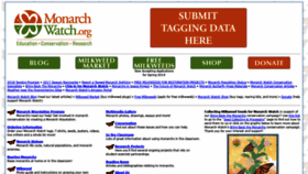 What Monarchwatch.org website looked like in 2019 (5 years ago)