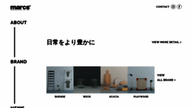 What Marcs.co.jp website looked like in 2019 (6 years ago)