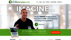 What Mortgagemarketingcoach.com website looked like in 2019 (5 years ago)