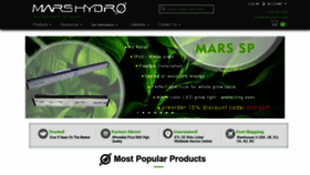 What Mars-hydro.com website looked like in 2019 (5 years ago)