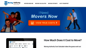 What Movingauthority.com website looked like in 2019 (5 years ago)