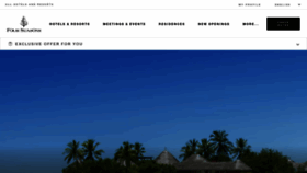 What M.fourseasons.com website looked like in 2019 (5 years ago)