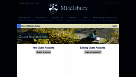 What Middguests.middlebury.edu website looked like in 2019 (5 years ago)