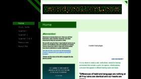 What Mendycolbert.com website looked like in 2019 (5 years ago)