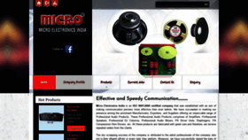What Micro-acoustic.com website looked like in 2019 (5 years ago)