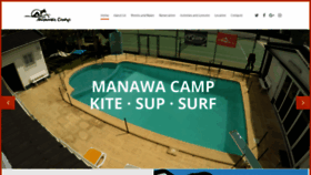 What Manawacamp.com website looked like in 2019 (5 years ago)