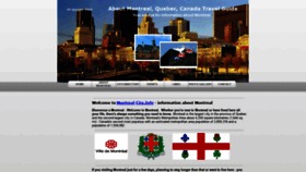 What Montreal-city.info website looked like in 2019 (5 years ago)