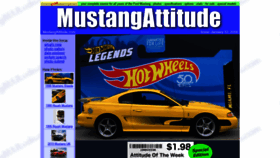 What Mustangattitude.com website looked like in 2019 (5 years ago)
