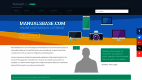 What Manualsbase.com website looked like in 2019 (5 years ago)