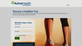 What Myactivehealth.com website looked like in 2019 (5 years ago)