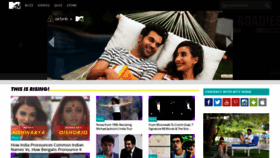 What Mtvindia.com website looked like in 2019 (5 years ago)