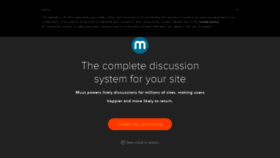 What Muut.com website looked like in 2019 (5 years ago)