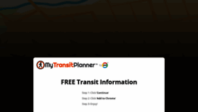 What Mytransitplanner.com website looked like in 2019 (5 years ago)