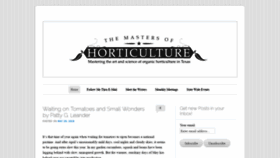 What Masterofhort.com website looked like in 2019 (5 years ago)