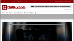 What Moblivious.com website looked like in 2019 (5 years ago)
