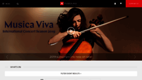 What Musicaviva.com.au website looked like in 2019 (5 years ago)