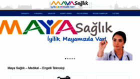 What Mayasaglik.com website looked like in 2019 (5 years ago)