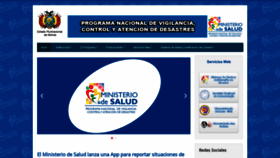 What Minsalud.gob.bo website looked like in 2019 (5 years ago)