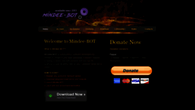 What Mindee-bot.com website looked like in 2019 (5 years ago)