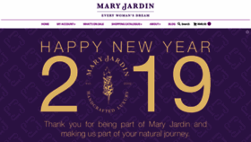What Maryjardin.co website looked like in 2019 (5 years ago)