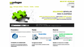 What Movilogan.com website looked like in 2019 (5 years ago)