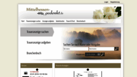 What Mittelhessen-gedenkt.de website looked like in 2019 (5 years ago)