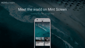 What Mintscreen.com website looked like in 2019 (5 years ago)