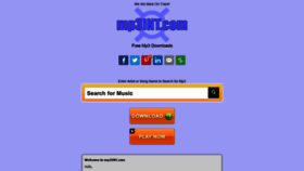 What Mp3int.com website looked like in 2019 (5 years ago)