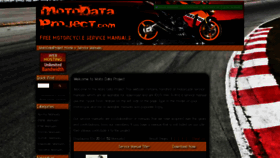 What Motodataproject.com website looked like in 2019 (5 years ago)