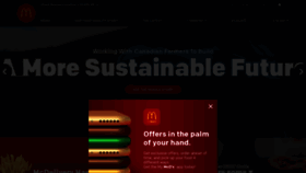 What Mcdonalds.ca website looked like in 2019 (5 years ago)
