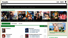 What Mangabat.com website looked like in 2019 (5 years ago)