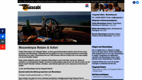 What Mozambique.be website looked like in 2019 (5 years ago)