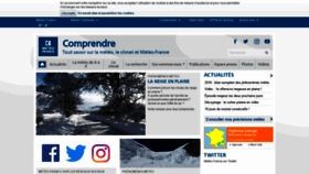 What Meteofrance.fr website looked like in 2019 (5 years ago)