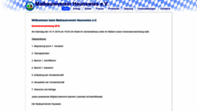 What Maibaumverein-haunswies.de website looked like in 2019 (5 years ago)