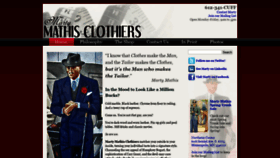 What Martymathisclothiers.com website looked like in 2019 (5 years ago)