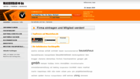 What Massivbau.de website looked like in 2019 (5 years ago)