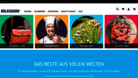What Milksugar.de website looked like in 2019 (5 years ago)