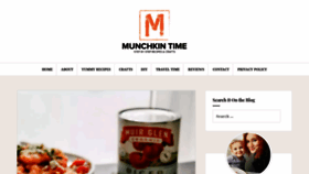 What Munchkintime.com website looked like in 2019 (5 years ago)