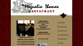 What Magnoliathomas.com website looked like in 2019 (5 years ago)