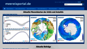 What Meereisportal.de website looked like in 2019 (5 years ago)