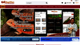 What Ms-reptilien.de website looked like in 2019 (5 years ago)