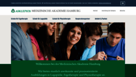 What Medizinische-akademie-hamburg.de website looked like in 2019 (5 years ago)