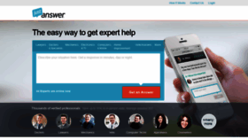 What My-secure.justanswer.com website looked like in 2019 (5 years ago)
